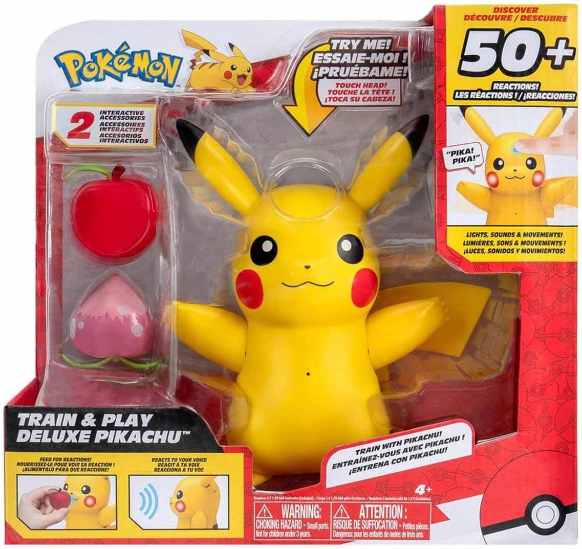 Pokémon Train and Play Deluxe Feature Pikachu