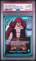 2022 ONE PIECE, EUSTASS"CAPTAIN"KID , ST02-SUPER PRE RELEASE, PSA10