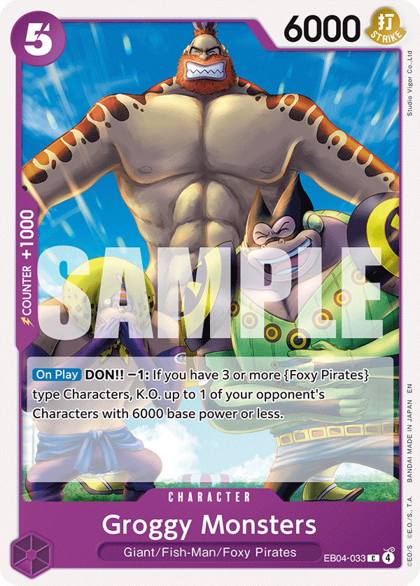 Groggy Monsters – EB04-033 | One Piece TCG