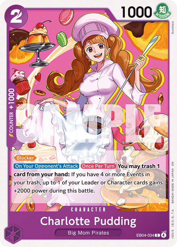 Charlotte Pudding – EB04-034 | One Piece TCG