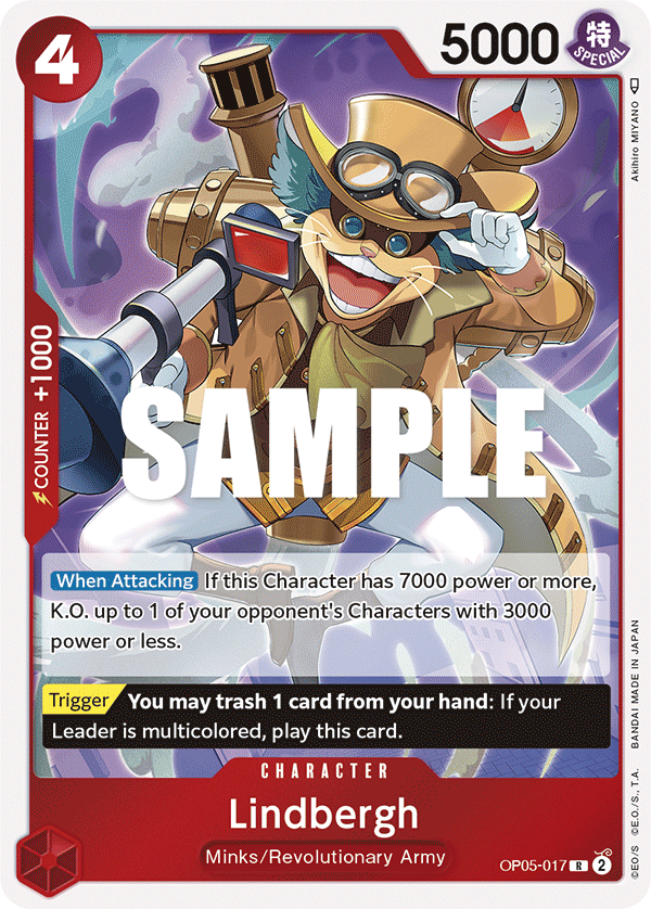 Lindbergh – OP05-017 | One Piece TCG
