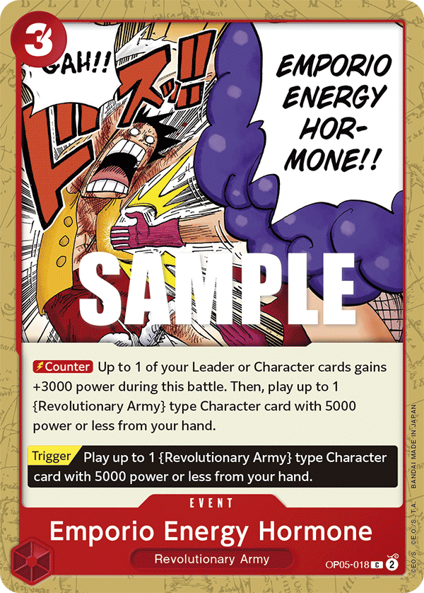 Emporio Energy Hormone – OP05-018 | One Piece TCG