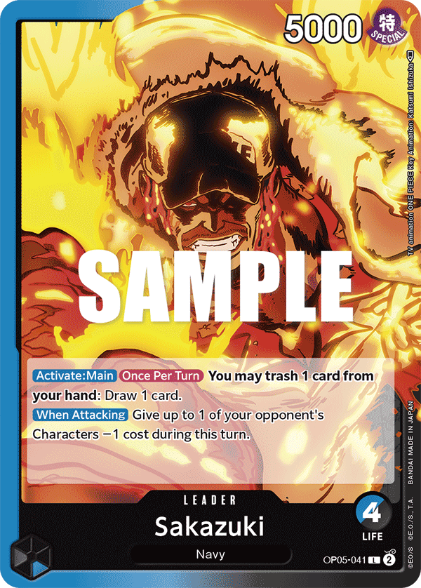 Sakazuki – OP05-041 | One Piece TCG