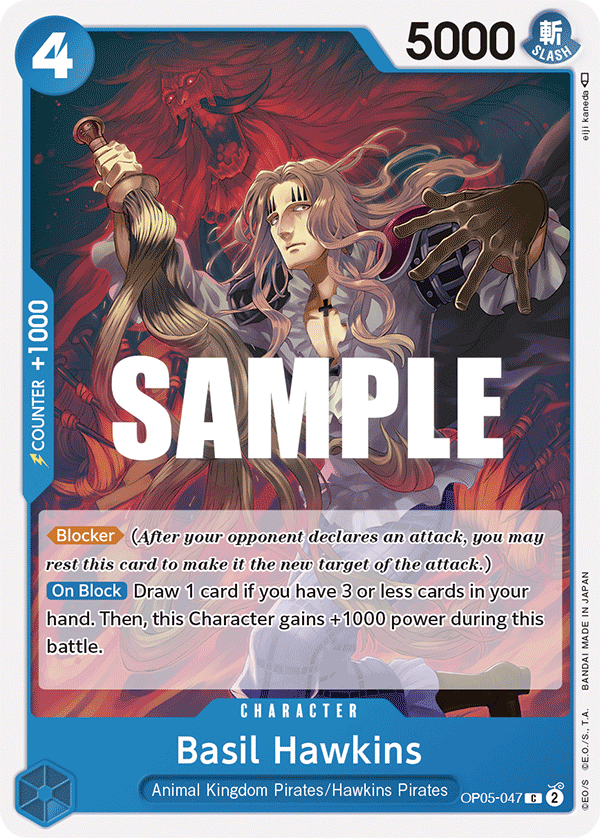 Basil Hawkins – OP05-047 | One Piece TCG