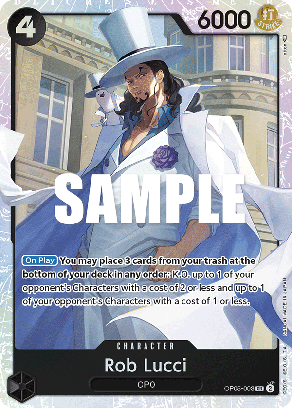 Rob Lucci (093) – OP05-093 | One Piece TCG