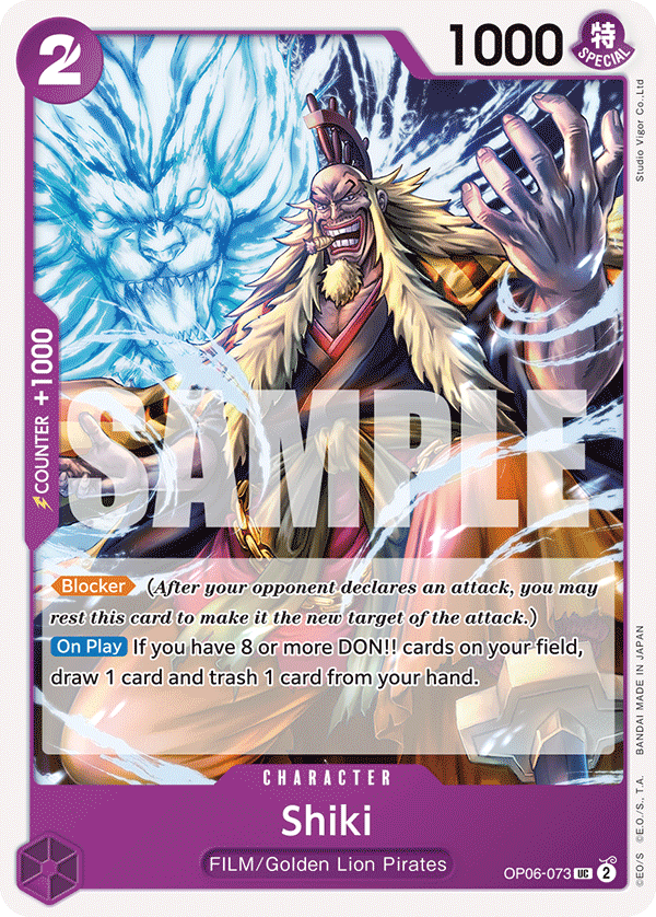 Shiki – OP06-073 | One Piece TCG