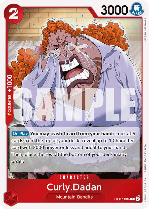 Curly.Dadan – OP07-004 | One Piece TCG