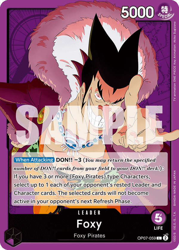 Foxy (059) – OP07-059 | One Piece TCG