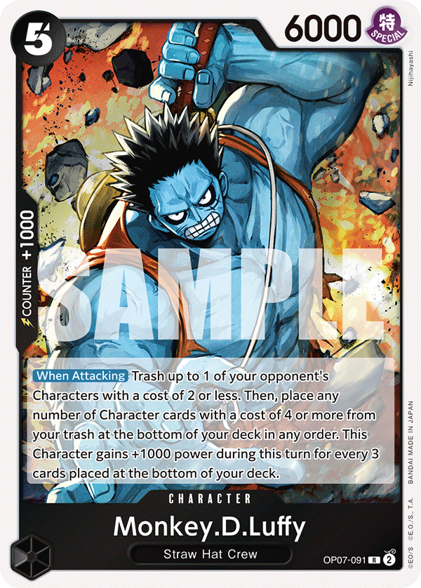 Monkey.D.Luffy (091) – OP07-091 | One Piece TCG