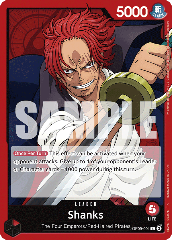 Shanks (001) – OP09-001 | One Piece TCG