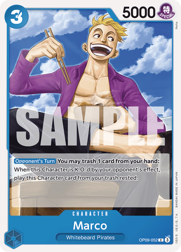 Marco – OP09-052 | One Piece TCG