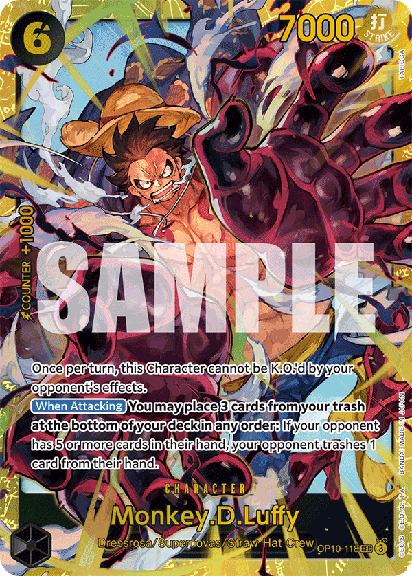 Monkey.D.Luffy (118) (Parallel) – OP10-118 | One Piece TCG