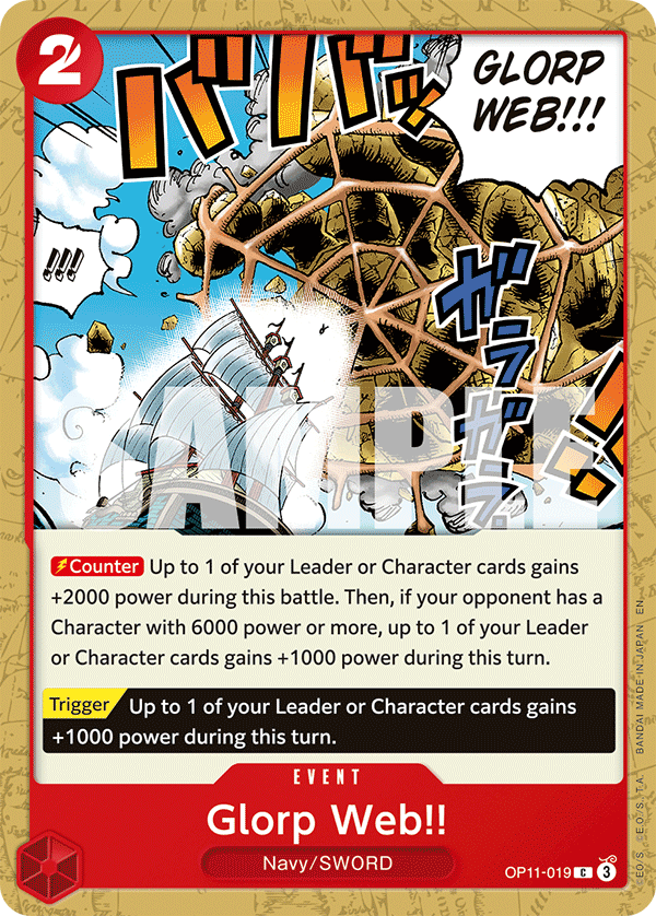 Glorp Web!! – OP11-019 | One Piece TCG