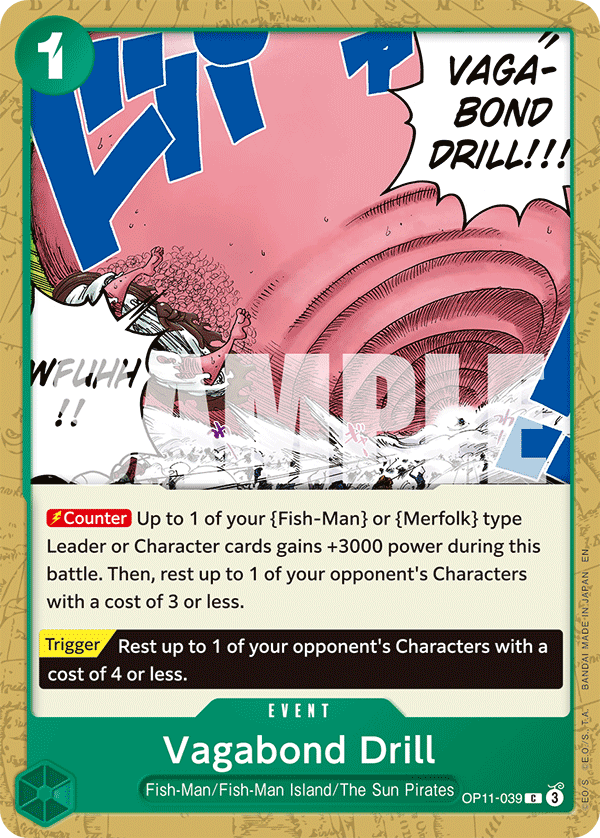 Vagabond Drill – OP11-039 | One Piece TCG