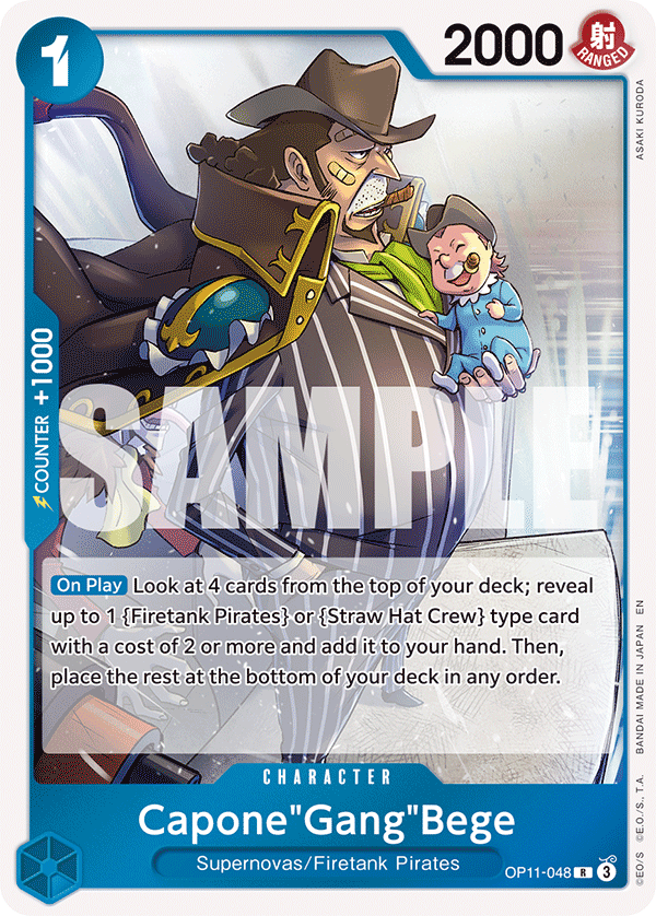 Capone"Gang"Bege (048) – OP11-048 | One Piece TCG
