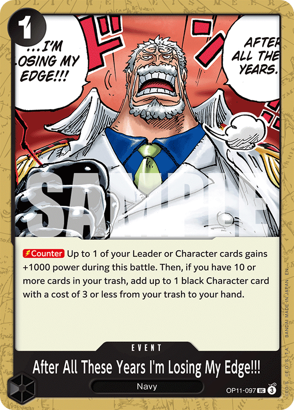 After All These Years I'm Losing My Edge!!! – OP11-097 | One Piece TCG
