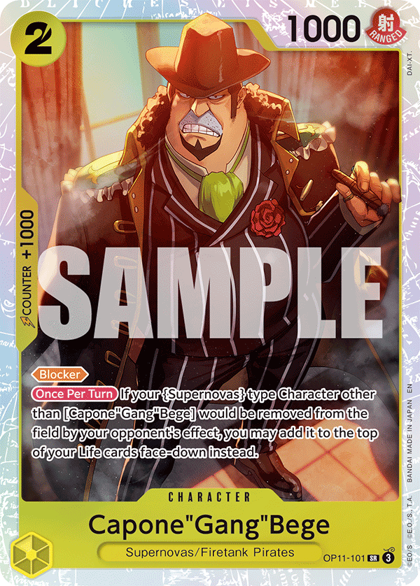 Capone"Gang"Bege (101) – OP11-101 | One Piece TCG