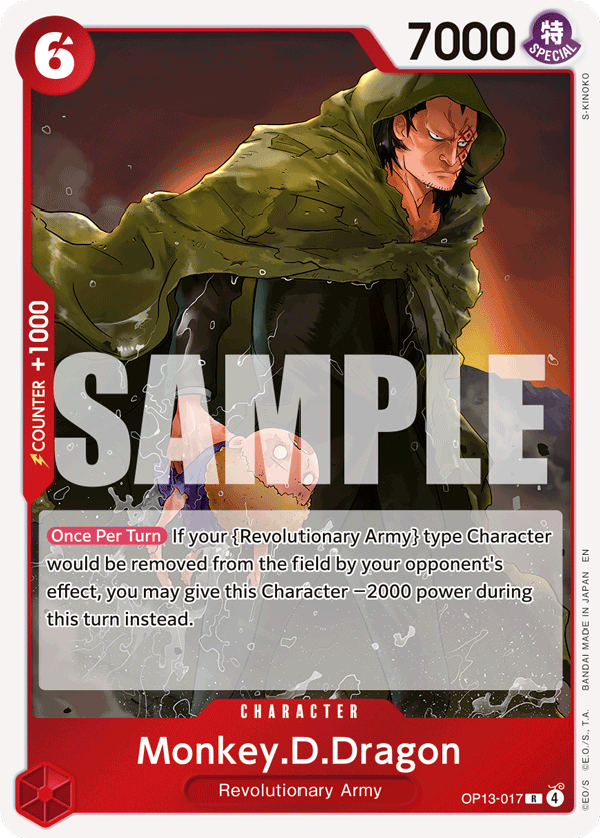 Monkey.D.Dragon – OP13-017 | One Piece TCG