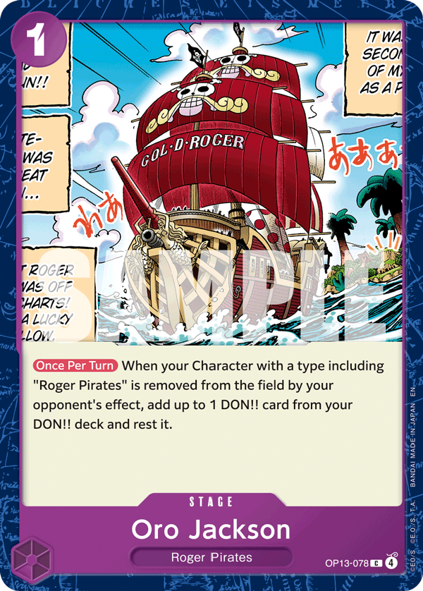 Oro Jackson – OP13-078 | One Piece TCG