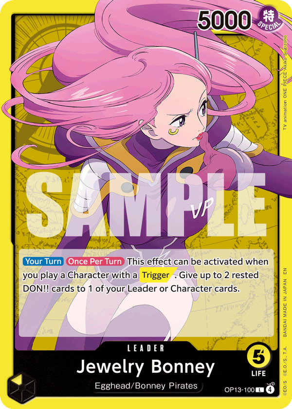 Jewelry Bonney (100) – OP13-100 | One Piece TCG