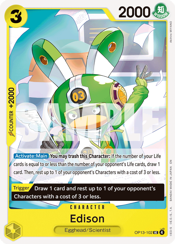 Edison – OP13-102 | One Piece TCG