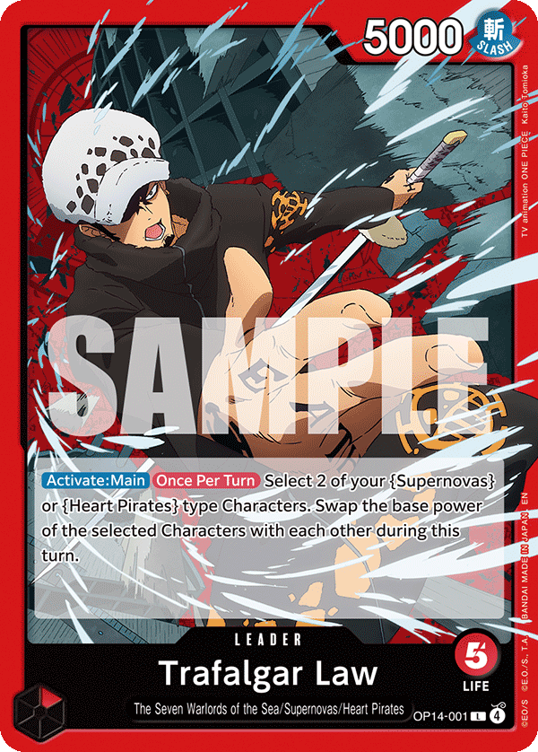 Trafalgar Law – OP14-001 | One Piece TCG