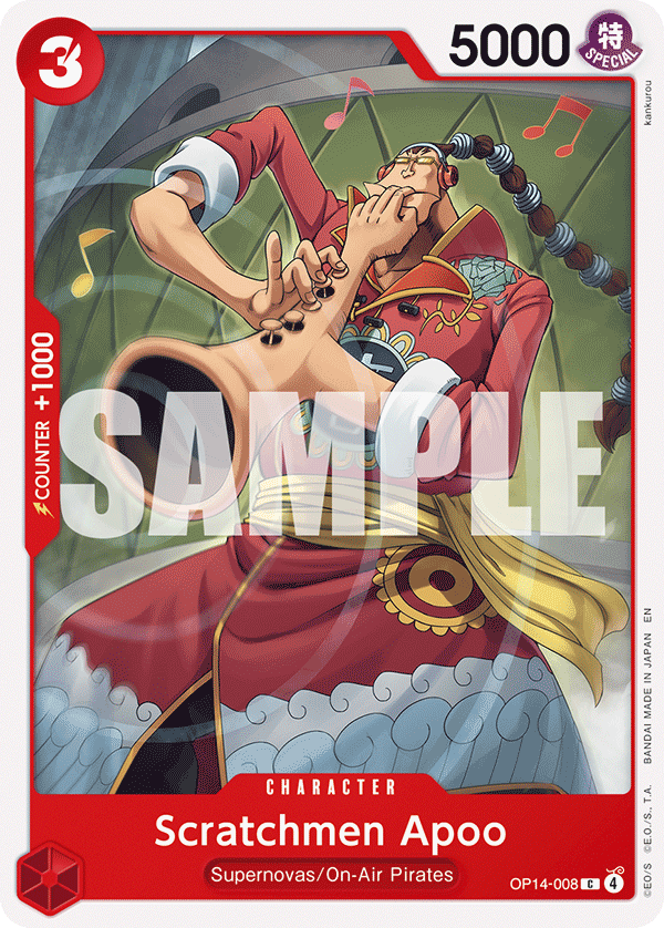 Scratchmen Apoo – OP14-008 | One Piece TCG