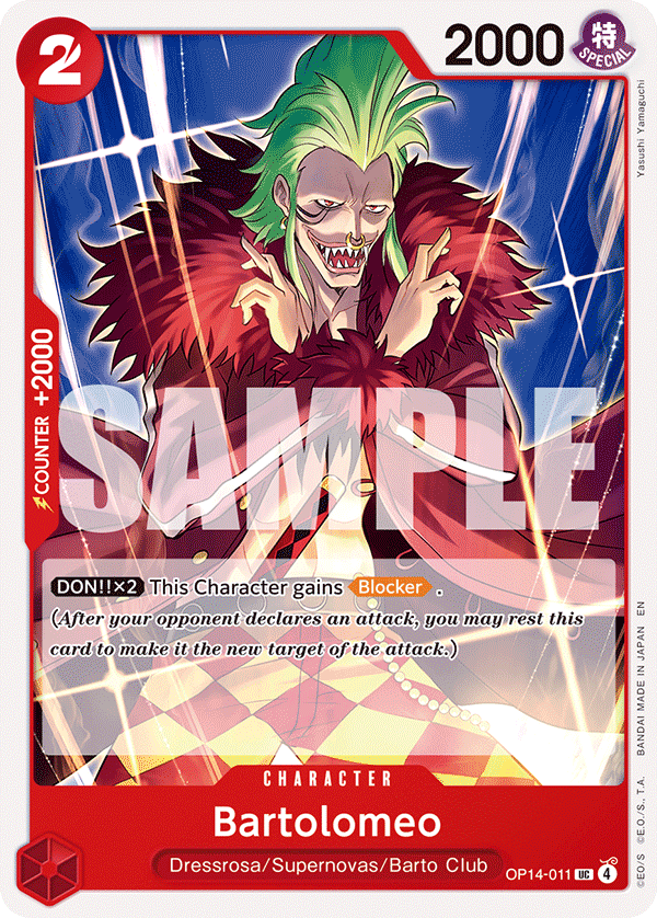 Bartolomeo – OP14-011 | One Piece TCG