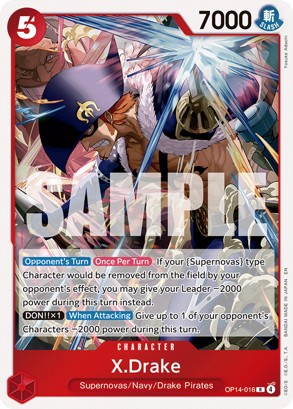 X.Drake – OP14-016 | One Piece TCG