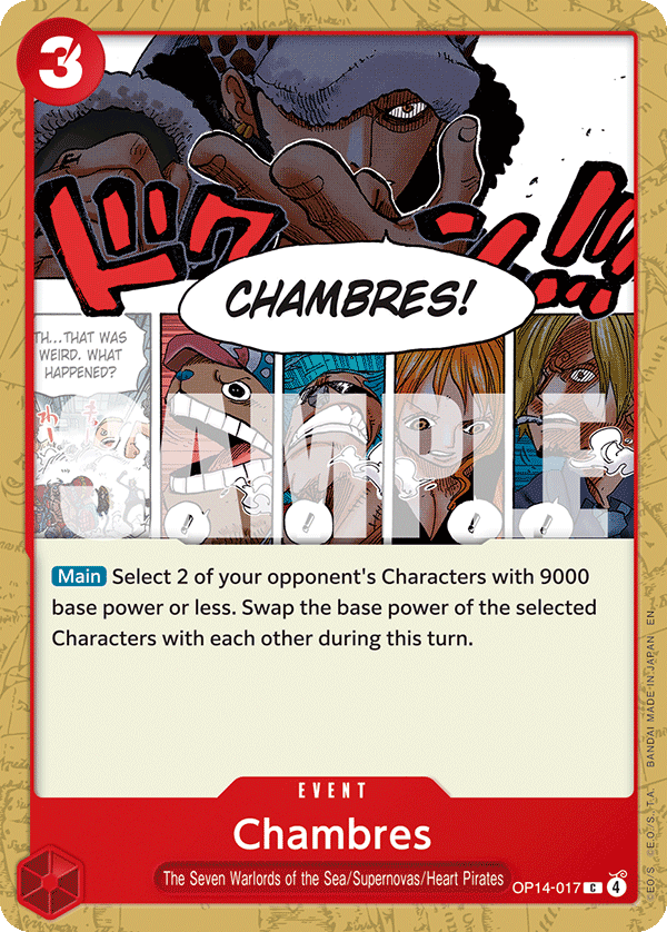 Chambres (JP) – OP14-017 | One Piece TCG