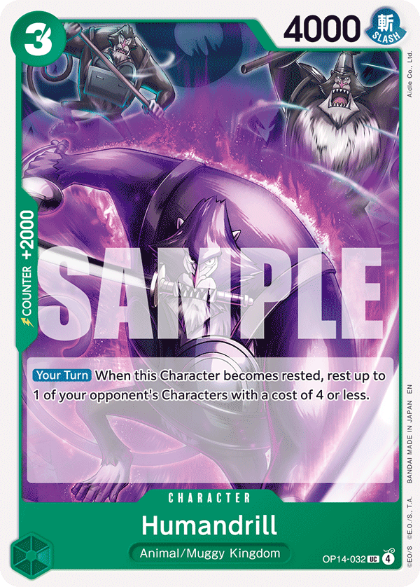 Humandrill – OP14-032 | One Piece TCG
