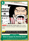 Strive to Surpass me, Roronoa Zoro!!! – OP14-036 | One Piece TCG