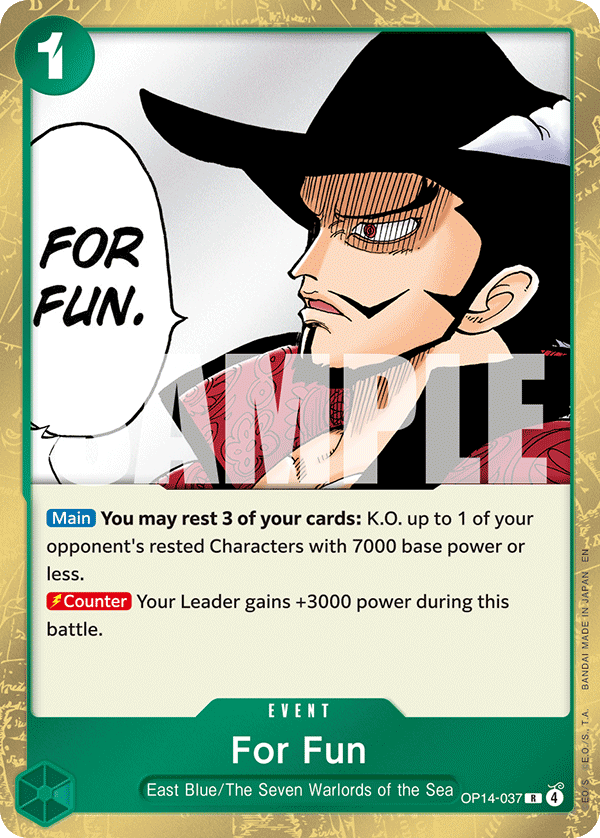For Fun – OP14-037 | One Piece TCG