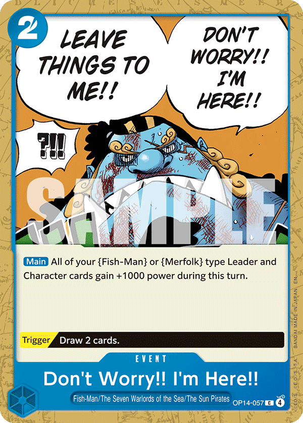 Don't Worry!! I'm Here!! – OP14-057 | One Piece TCG