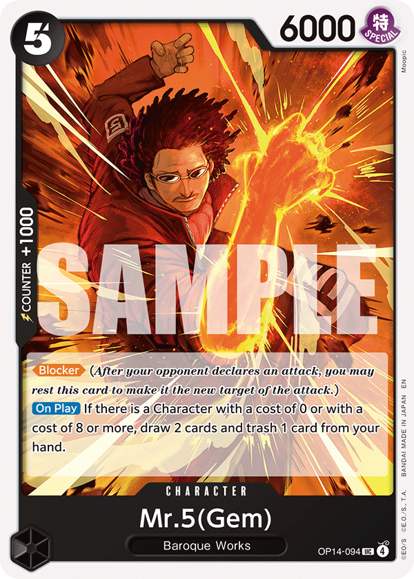 Mr.5(Gem) – OP14-094 | One Piece TCG