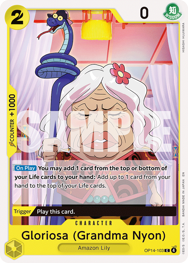 Gloriosa (Grandma Nyon) – OP14-103 | One Piece TCG